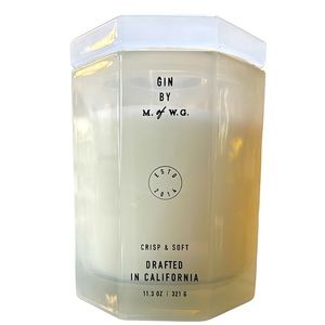 GIN Scented Candle by M of WG with lid New